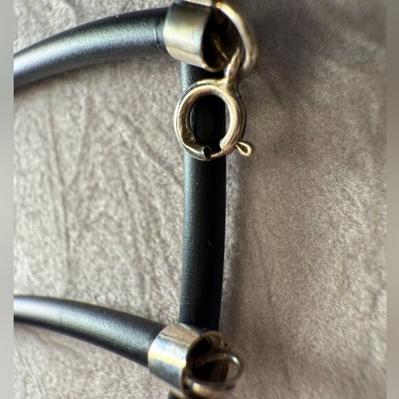 23" Black Cord Necklace - Unisex | 925 Silver
Clasp Minimalist Great for Men - Picture 11 of 17